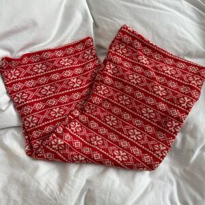 GAP Fairisle Infinity Wool Scarf Winter Holiday Knit Unisex